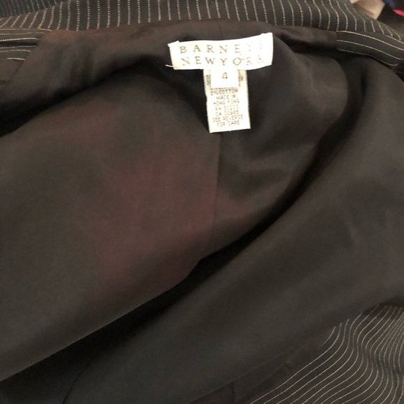 Barneys New York Striped Wool Blend Blazer 4 - Picture 8 of 8